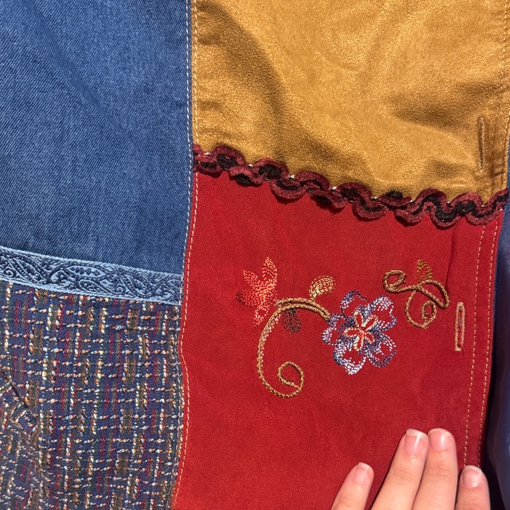 Koret Multicolor Patchwork Jean Jacket - image 4